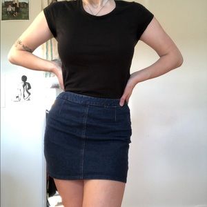 Denim miniskirt
